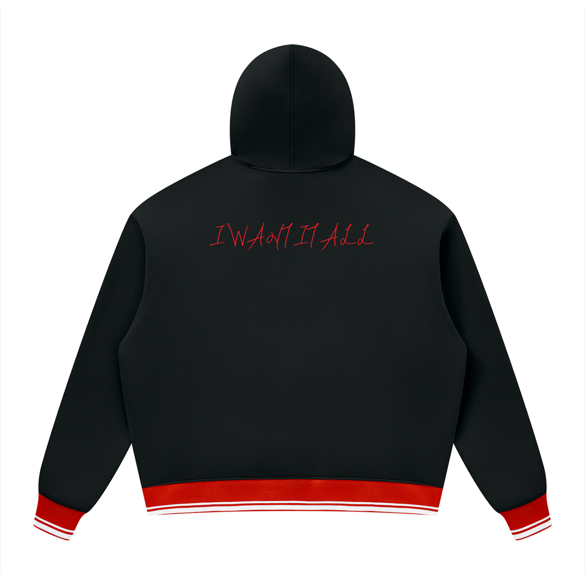 Unisex Oversized Color Block Fleece Hoodie