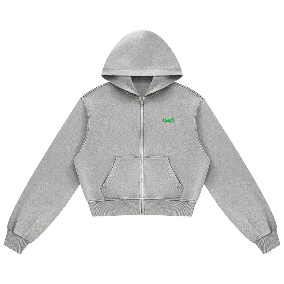 Women's Mineral Wash Full Zip Hoodie