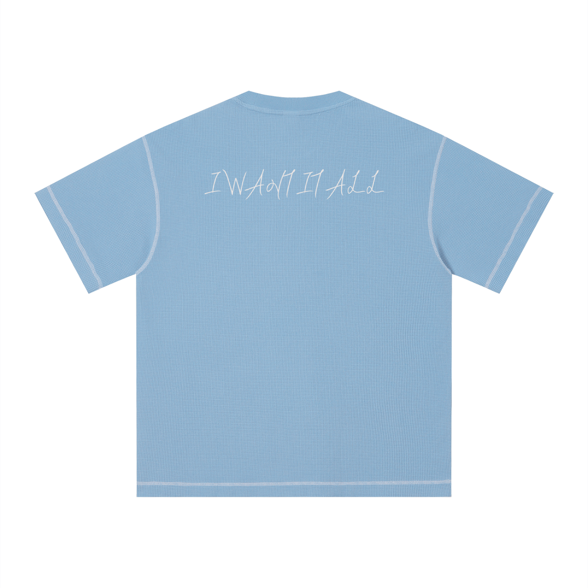 Unisex Sunfade Waffle Boxy T-Shirt
