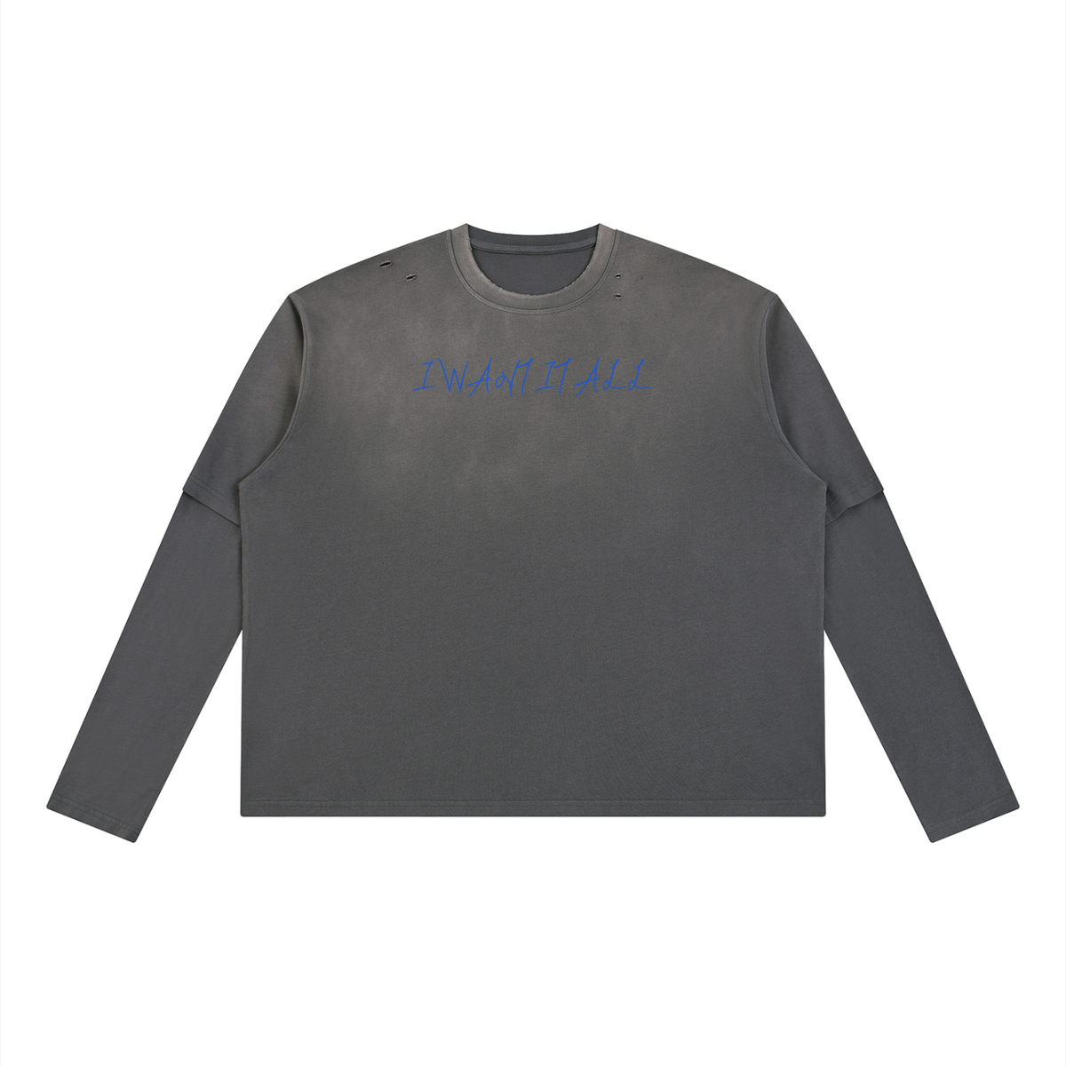 Unisex Vintage Wash Layered T-Shirt