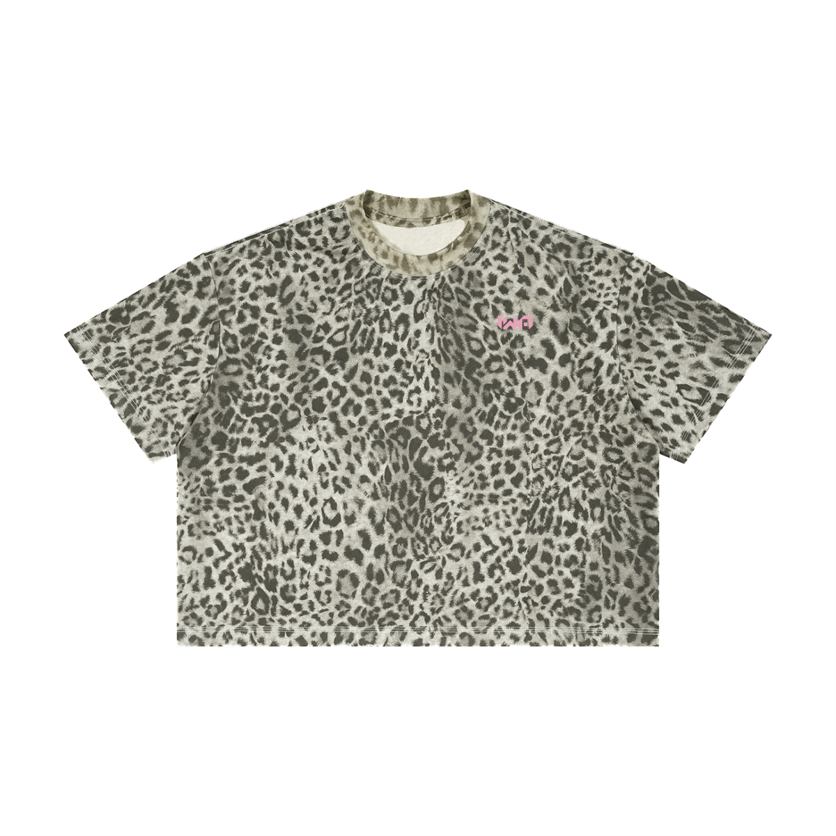 Unisex Leopard Print Boxy T-Shirt
