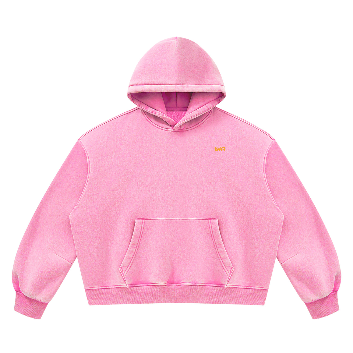 Unisex Vintage Wash Boxy Fleece Hoodie