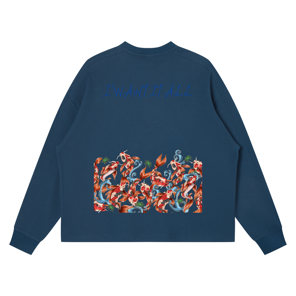 Unisex Waffle Boxy Long Sleeve T-Shirt