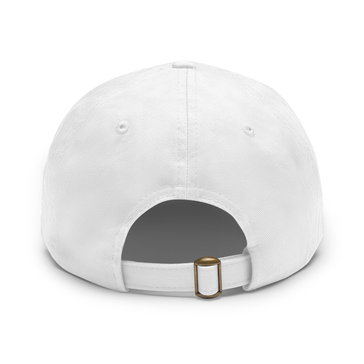 Stylish Dad Hat with IWA Leather Patch - Casual Adjustable Cap for Everyday Wear