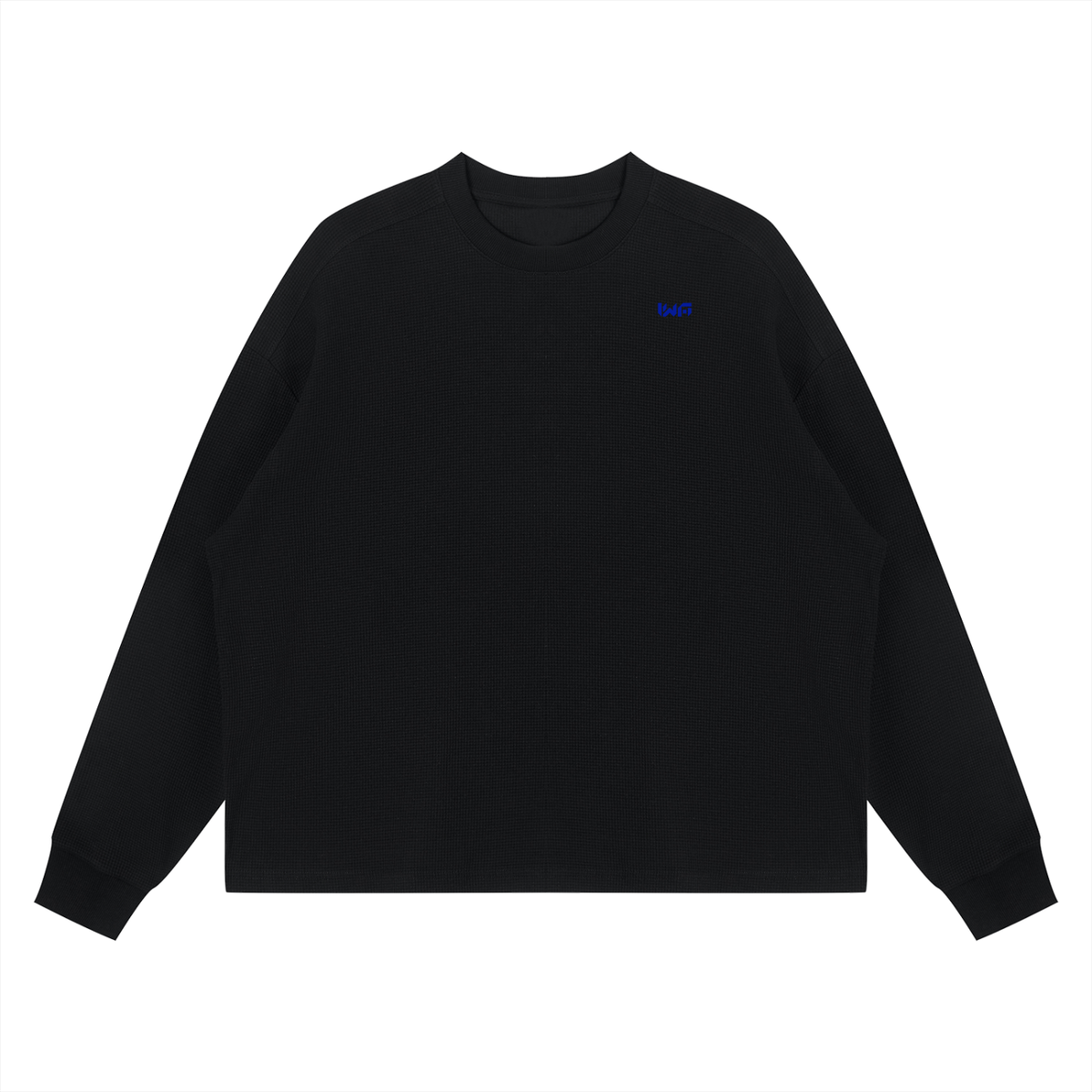 Unisex Waffle Boxy Long Sleeve T-Shirt