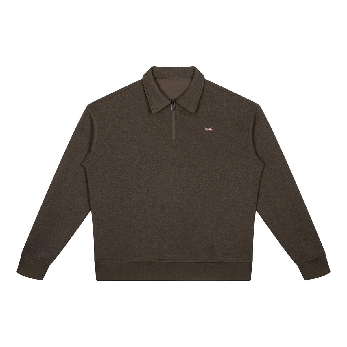 Unisex Boxy Quarter-Zip Sweatshirt