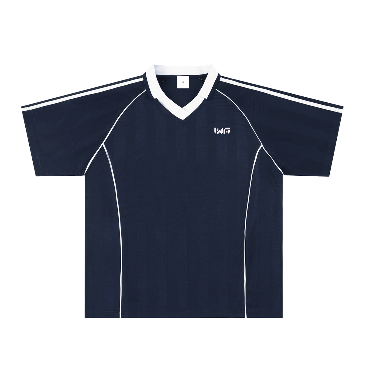 Shadow Stripe Collared Soccer Jersey
