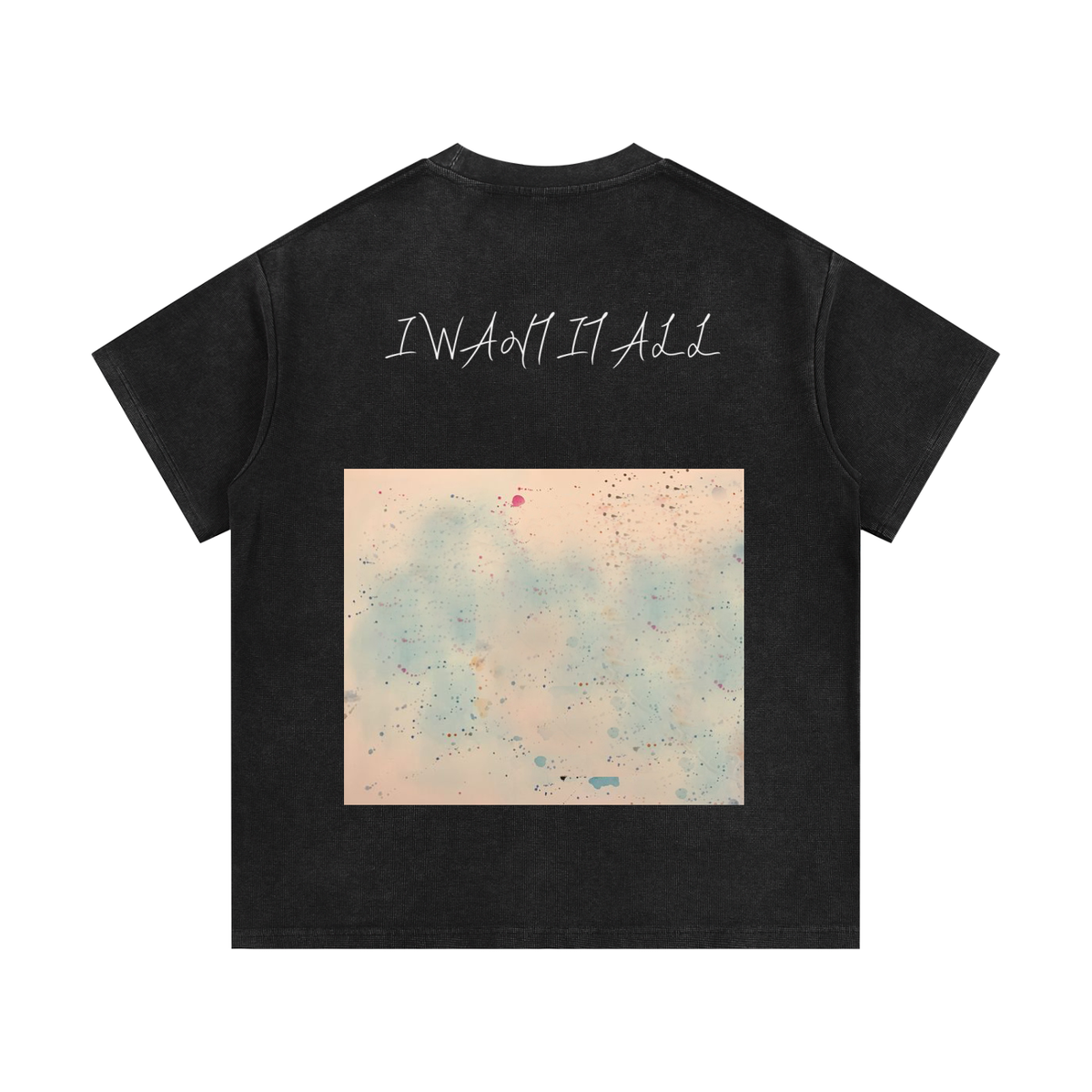 Mineral Wash Waffle Knit T-Shirt