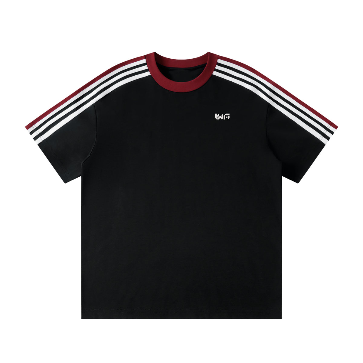 Unisex Colorblock Striped T-Shirt