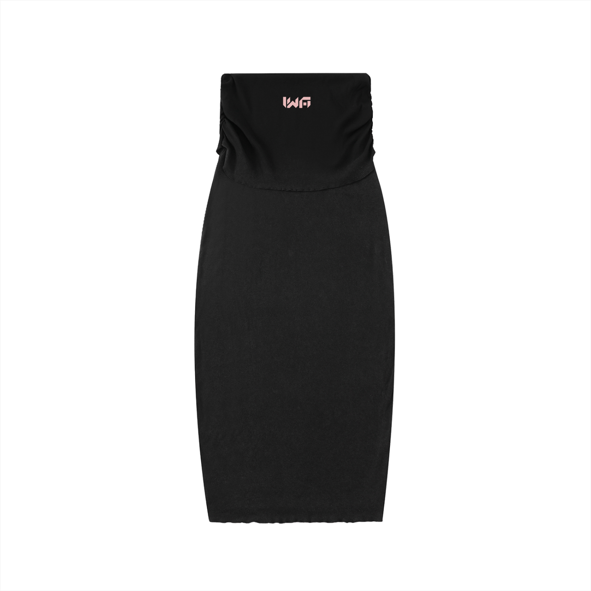 Dyed Washed Straight Hip-Hugging Slim Maxi Skirt