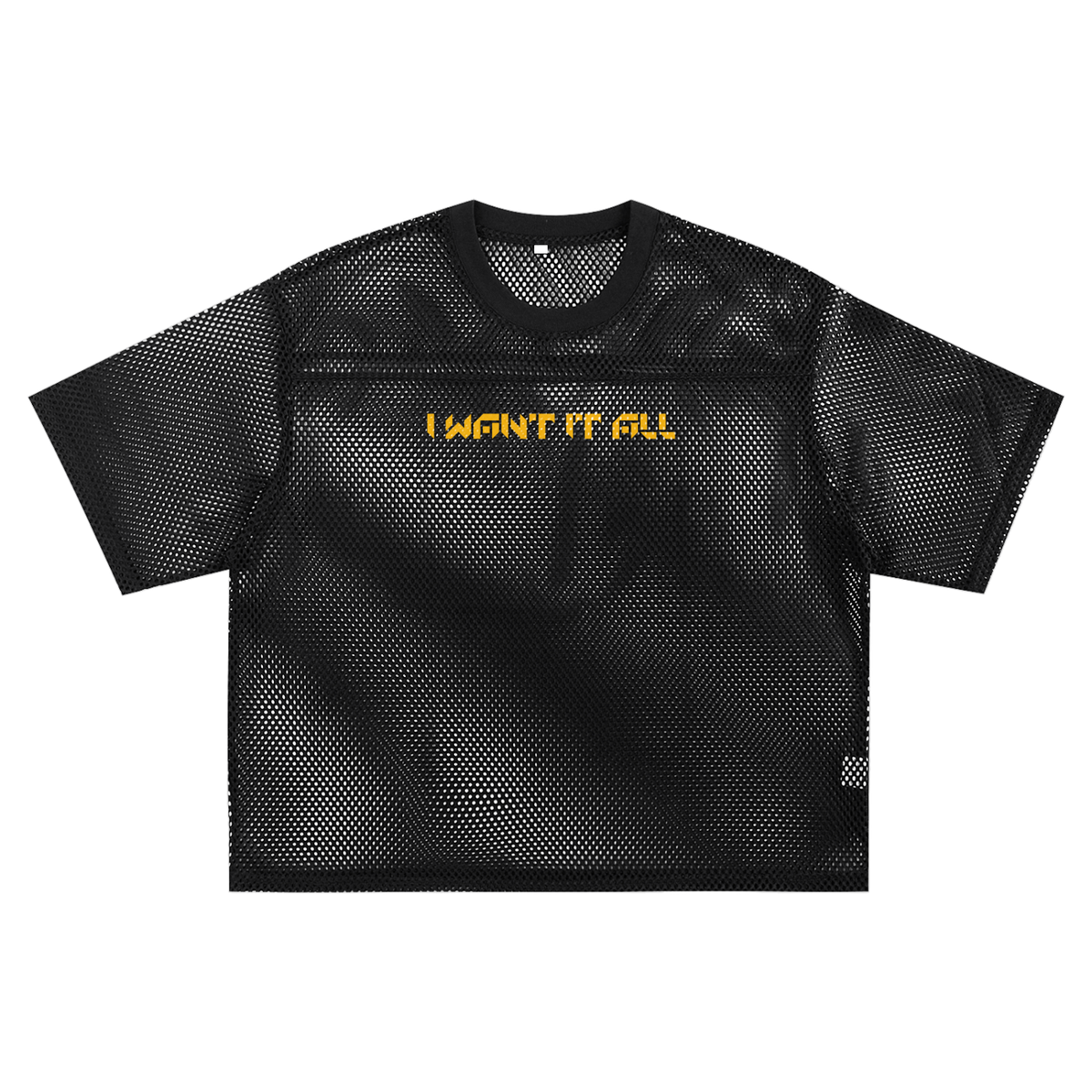 See-through Boxy Net T-shirt