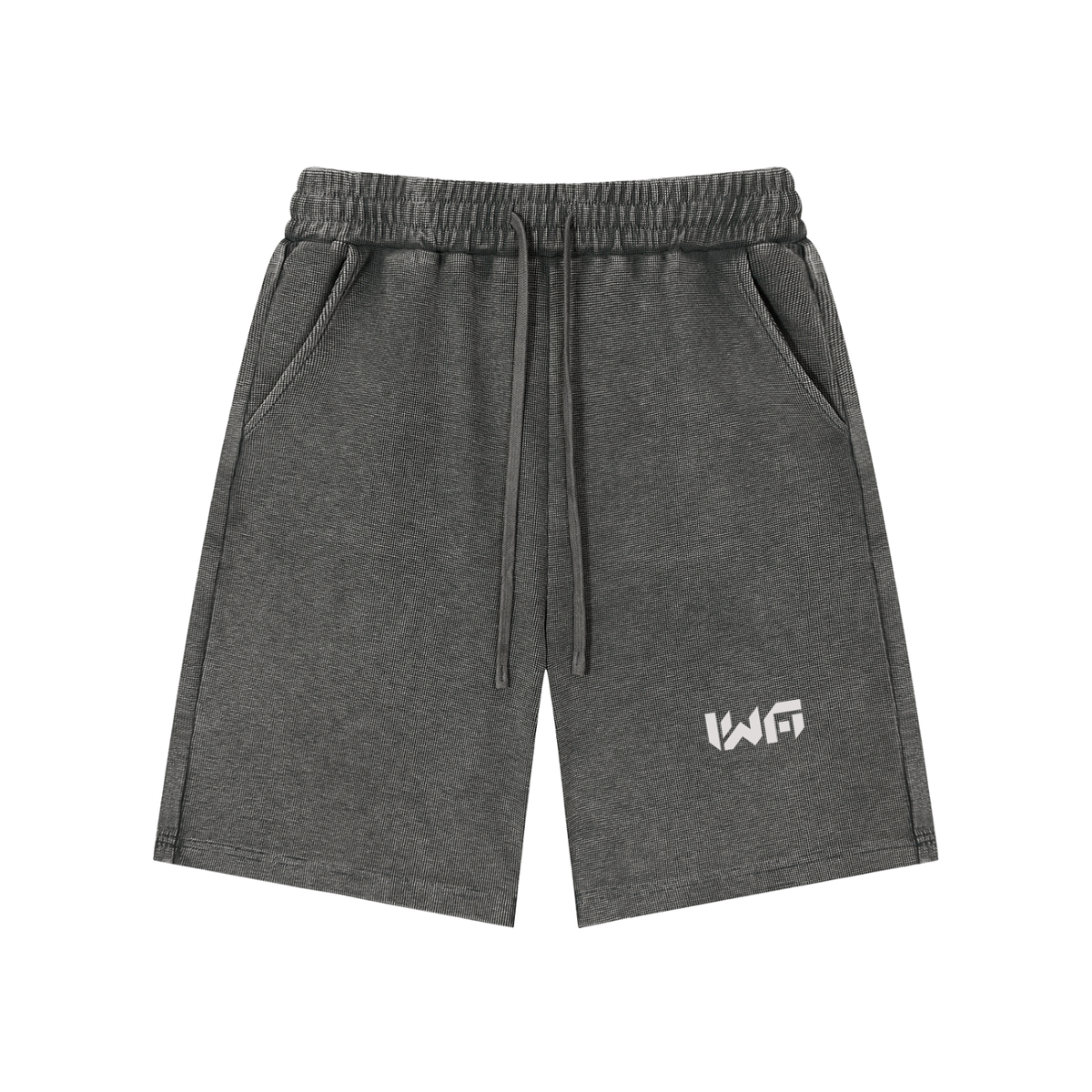 Mineral Wash Waffle Knit Shorts