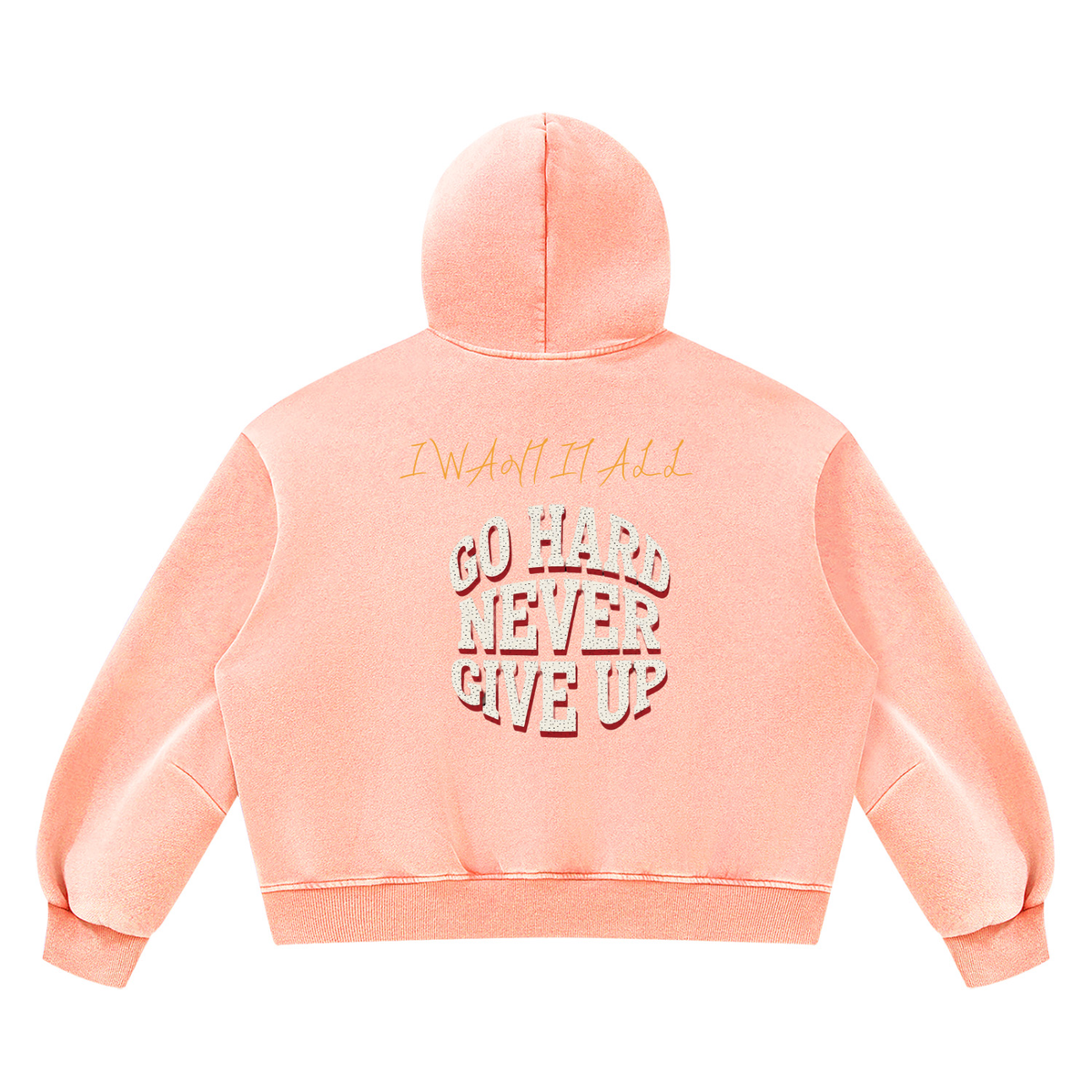 Unisex Vintage Wash Boxy Fleece Hoodie