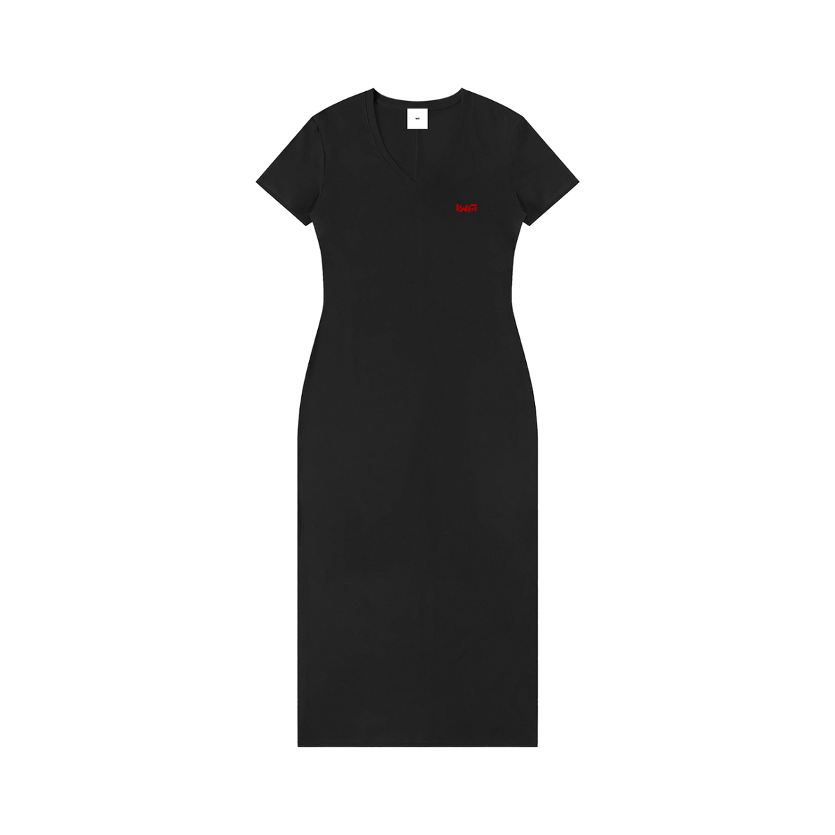 Women's V-Neck Short Sleeve Maxi Dress