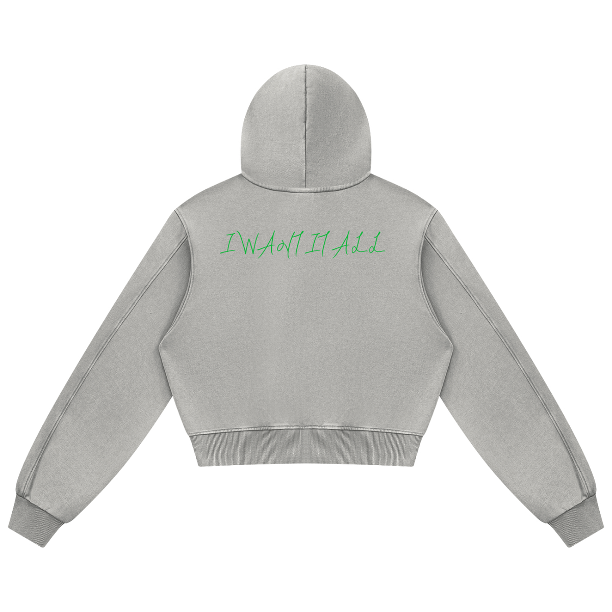 Women's Mineral Wash Full Zip Hoodie