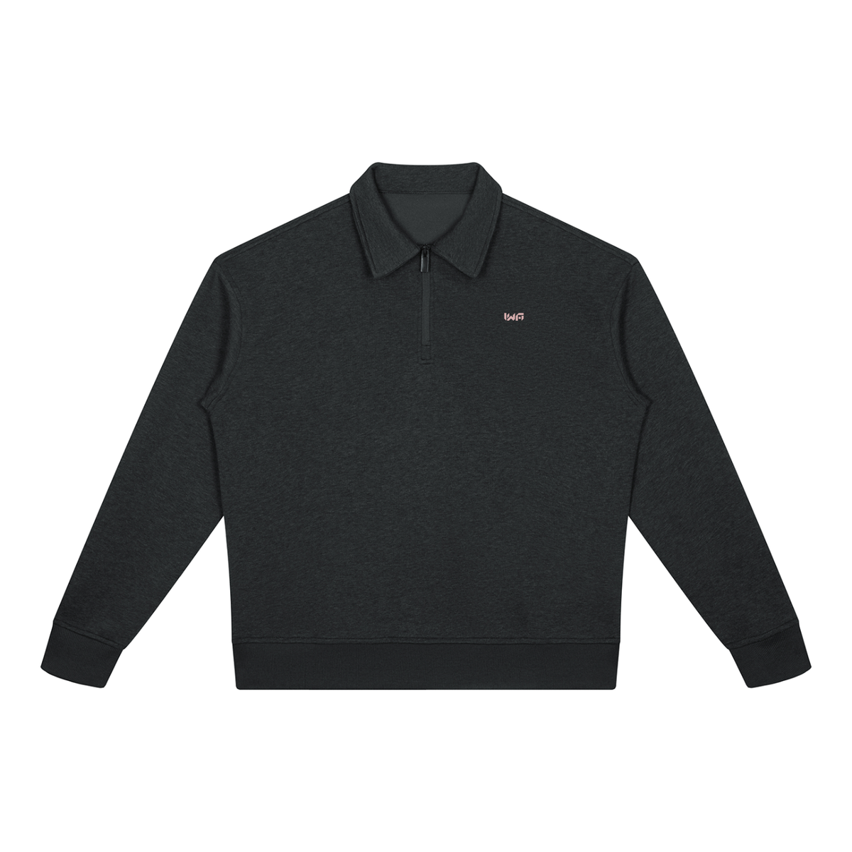 Unisex Boxy Quarter-Zip Sweatshirt