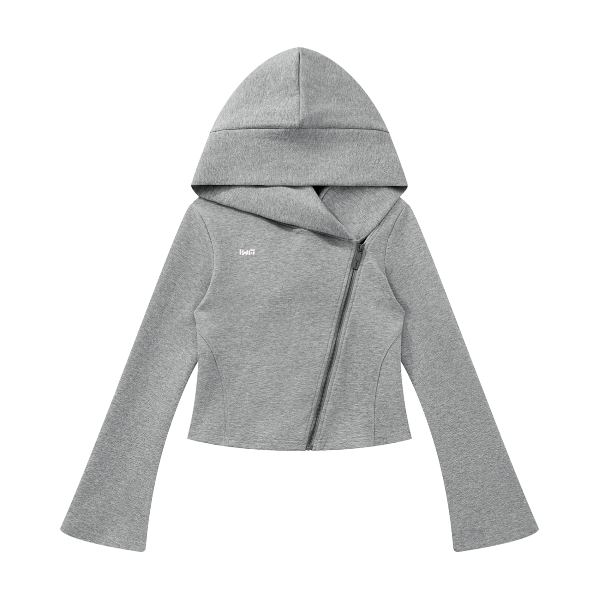 Women's Bell Sleeve Full Zip Hoodie
