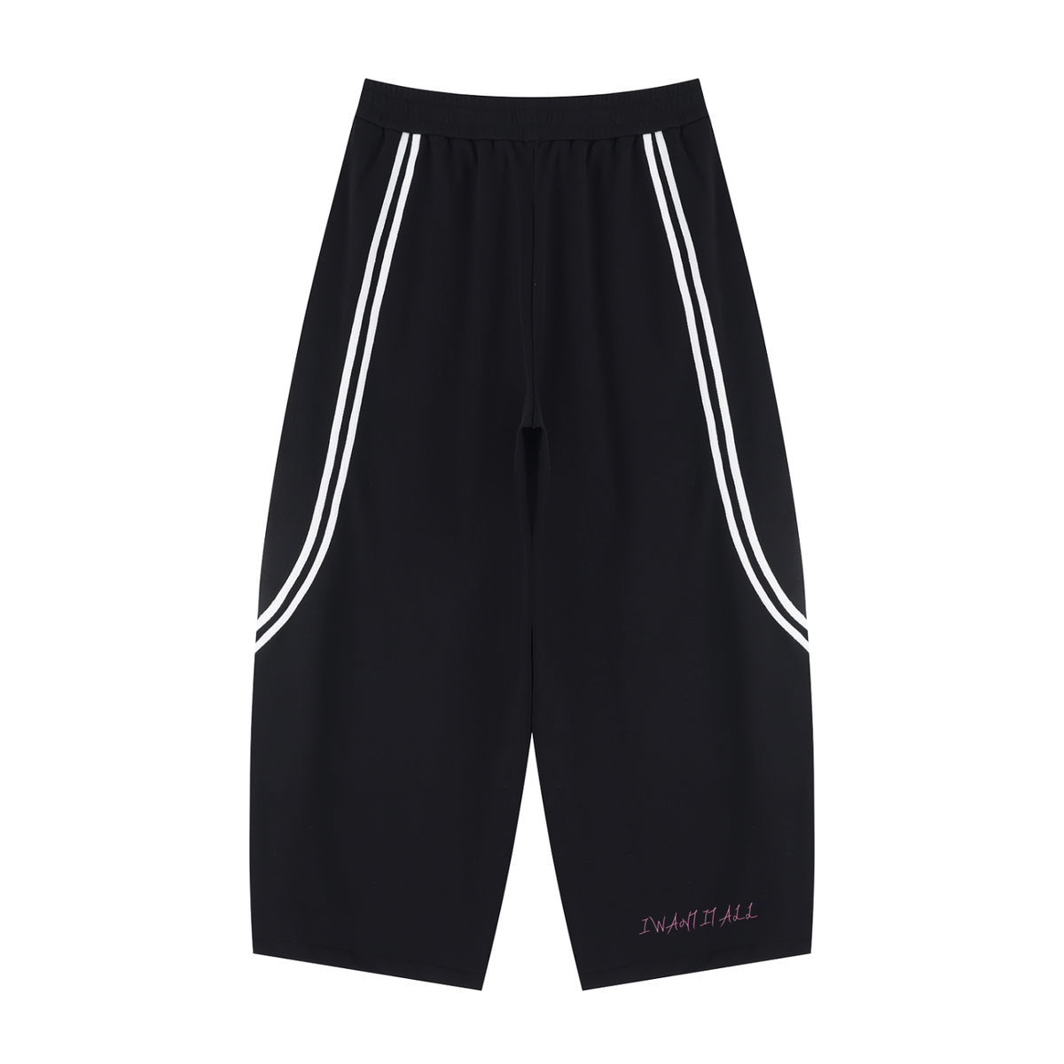 Unisex Wide Leg Piping Sweatpants