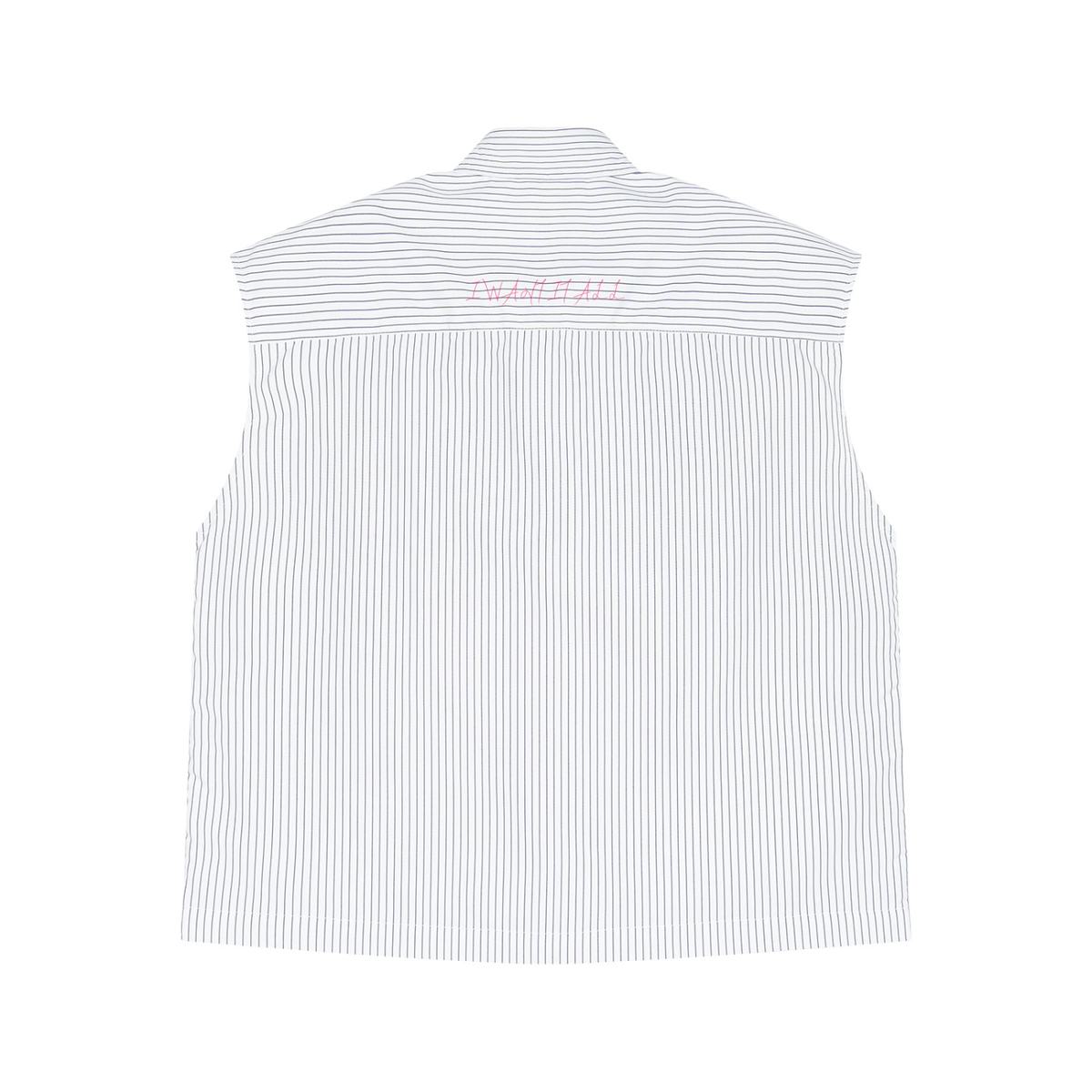 Men's Boxy Striped Sleeveless Shirt