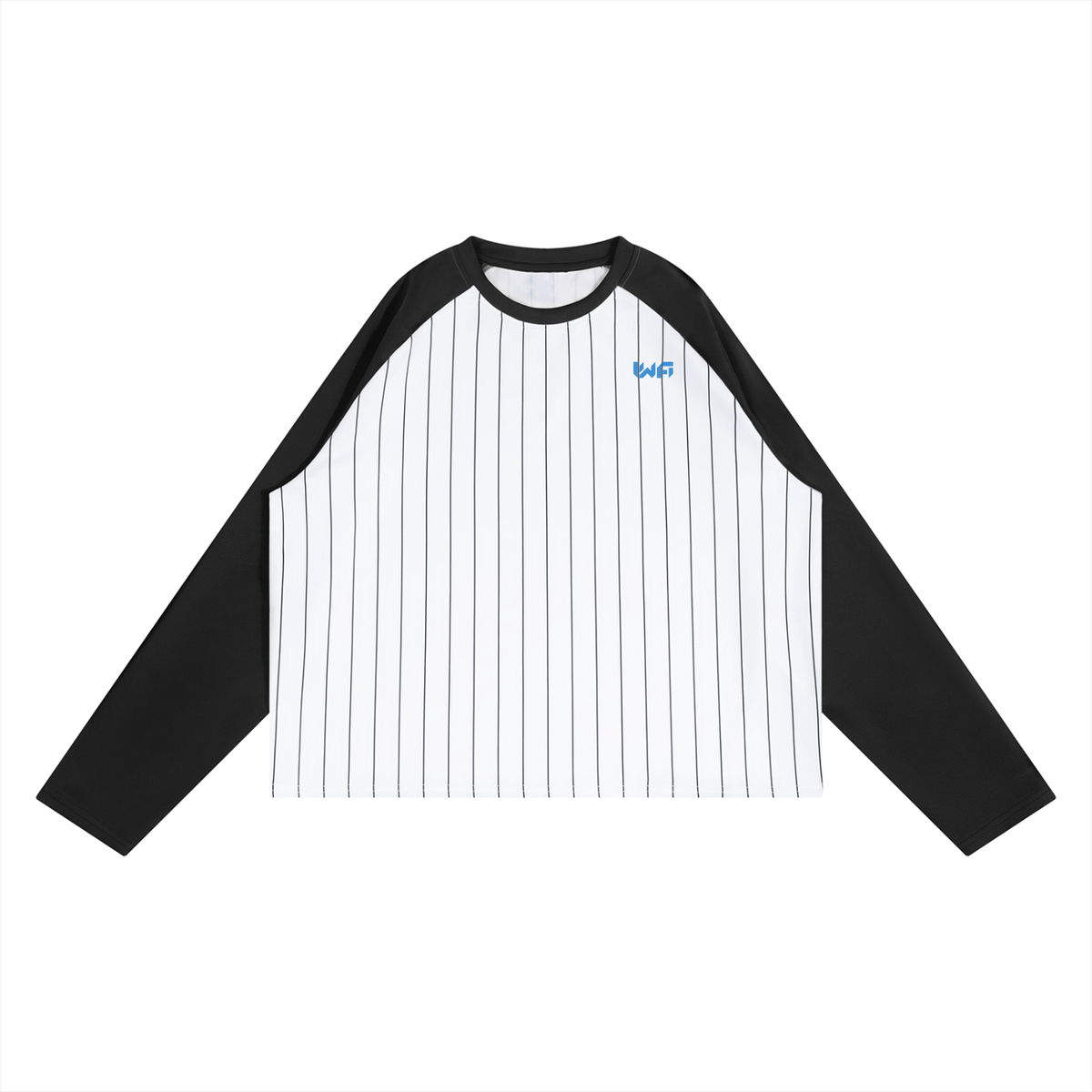 Unisex Striped Raglan Long Sleeve T-Shirt