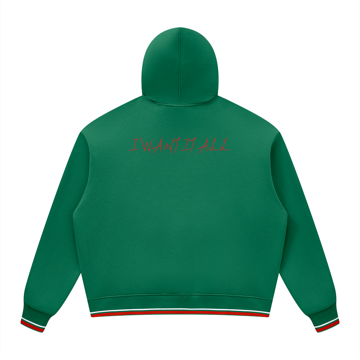Unisex Oversized Color Block Fleece Hoodie