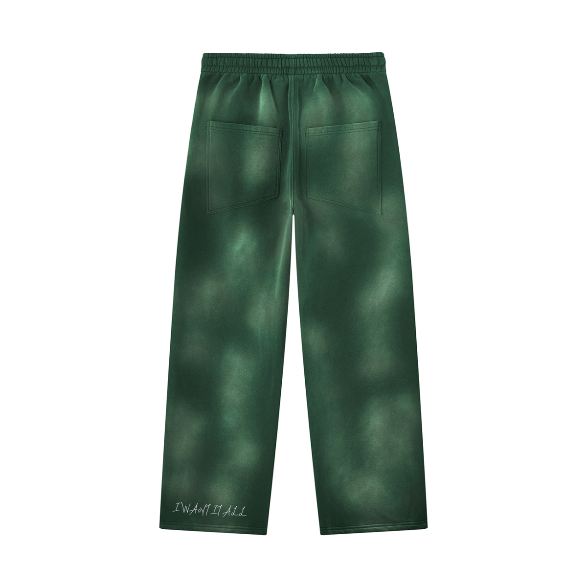 Unisex Sunfade Wide Leg Fleece Sweatpants