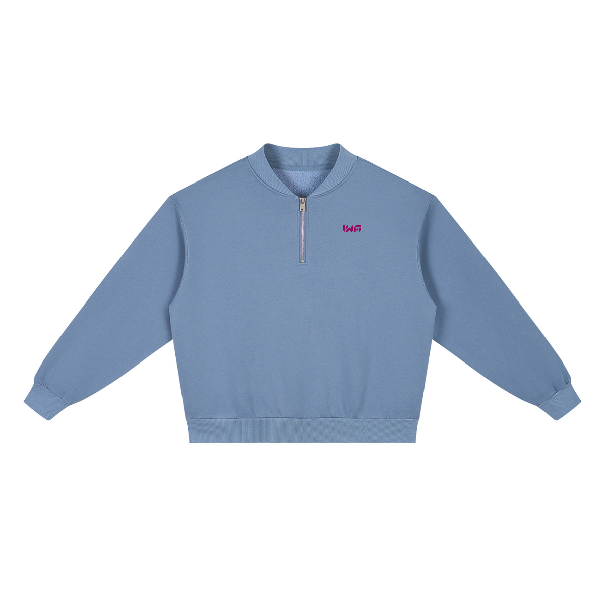 Unisex Vintage Wash Fleece Quarter Zip Sweatshirt