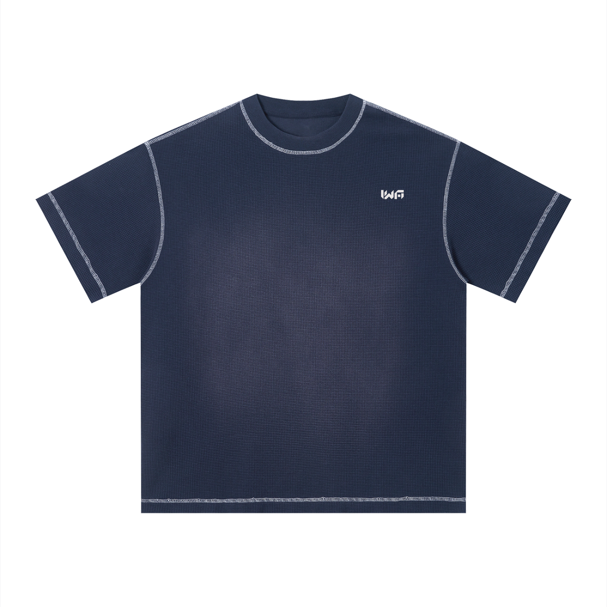 Unisex Sunfade Waffle Boxy T-Shirt