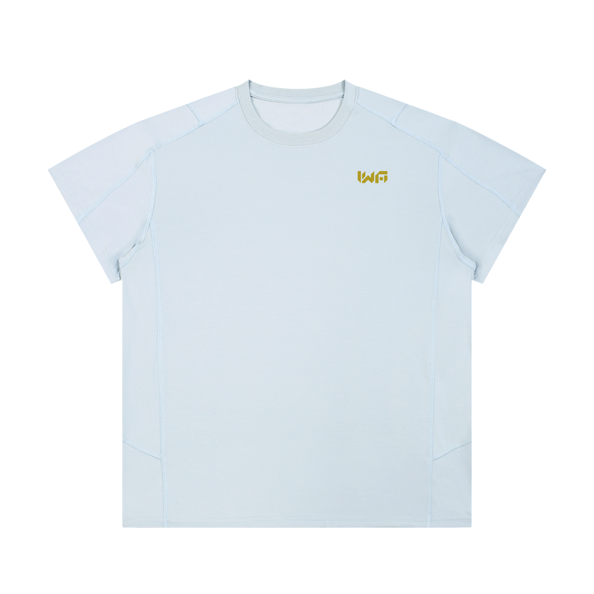 Unisex Contrast Stitch  Regular Fit T-Shirt