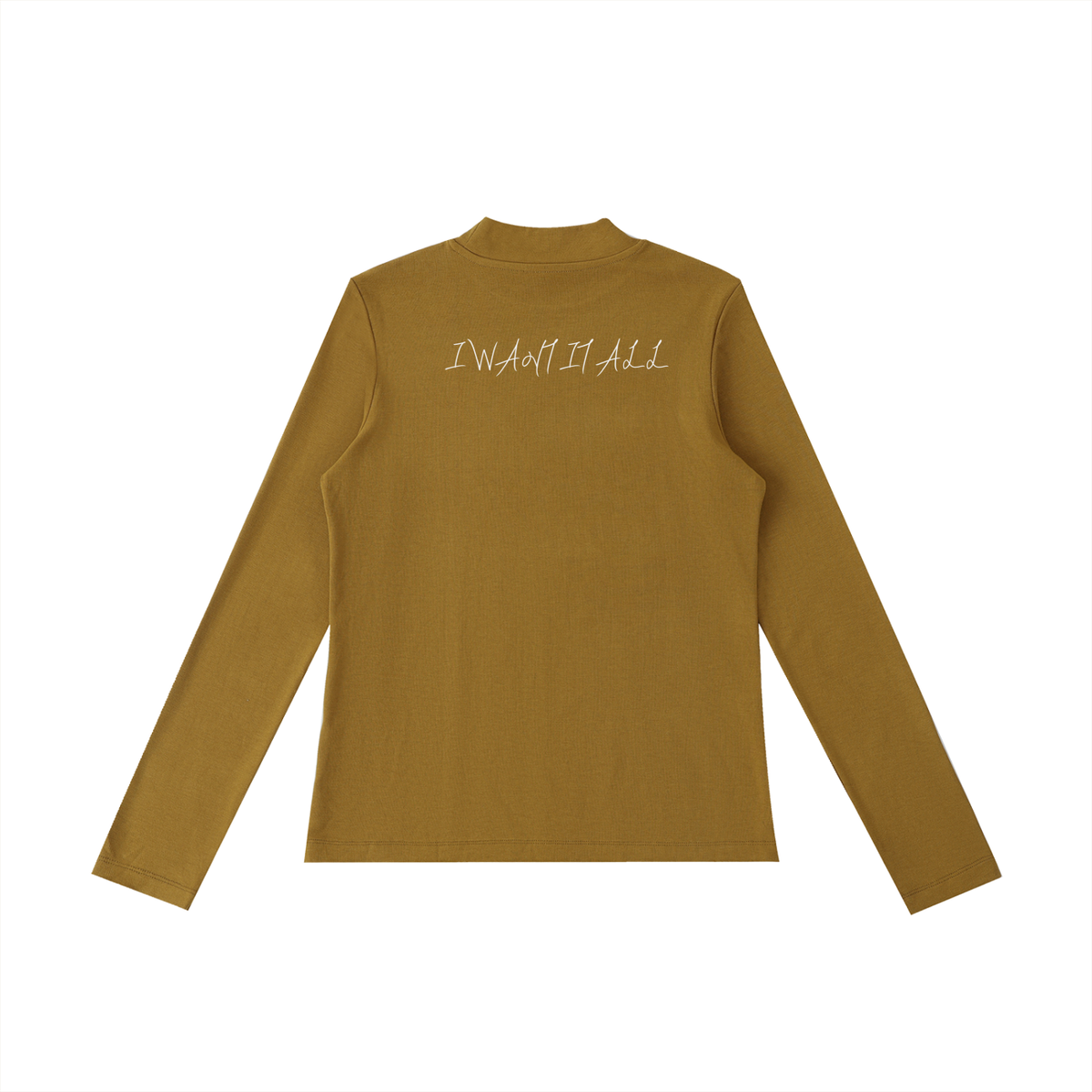 Essential Mock Neck Long Sleeve T-Shirt
