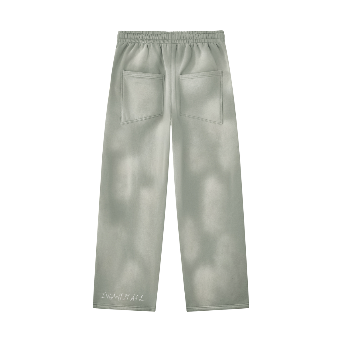 Unisex Sunfade Wide Leg Fleece Sweatpants