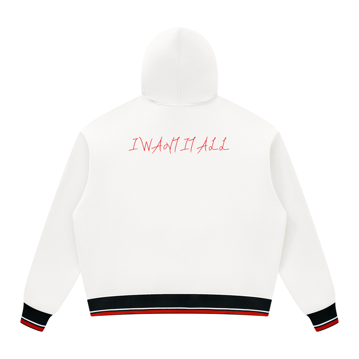 Unisex Oversized Color Block Fleece Hoodie