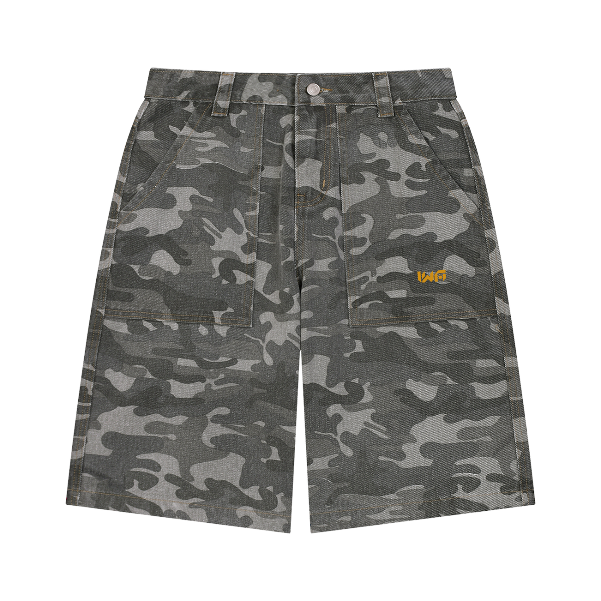 Men's Wide Leg Camo Shorts