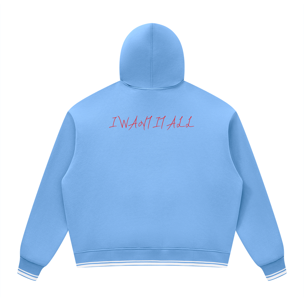 Unisex Oversized Color Block Fleece Hoodie