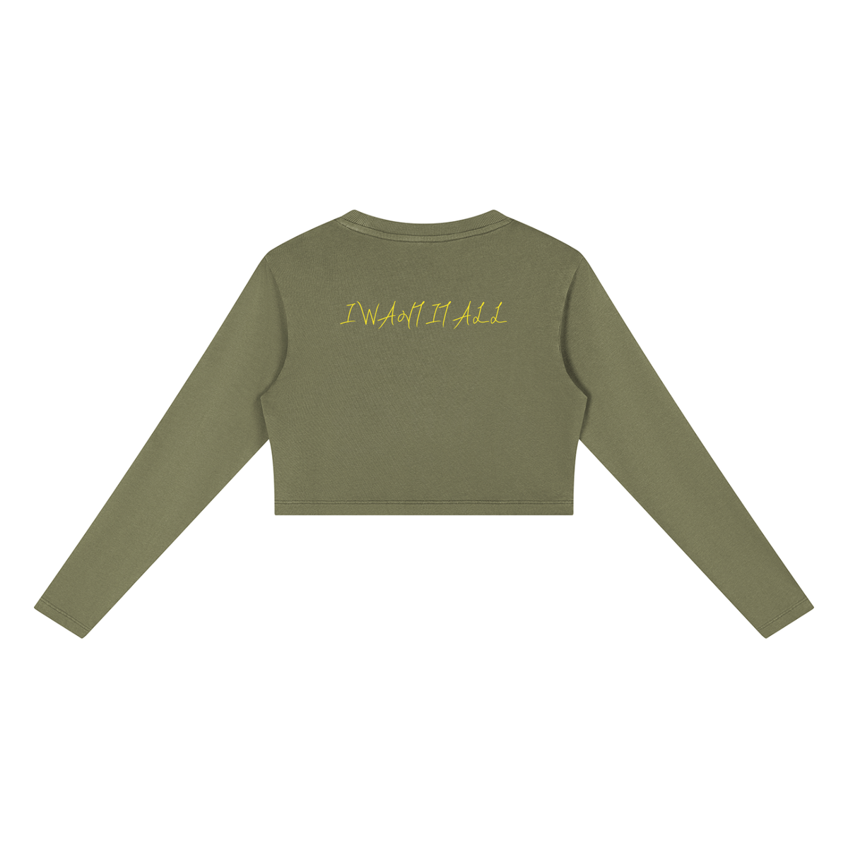 Women's Mineral Wash Crop Sweatshirt