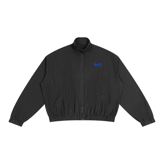 Unisex Striped Full-Zip Track Jacket
