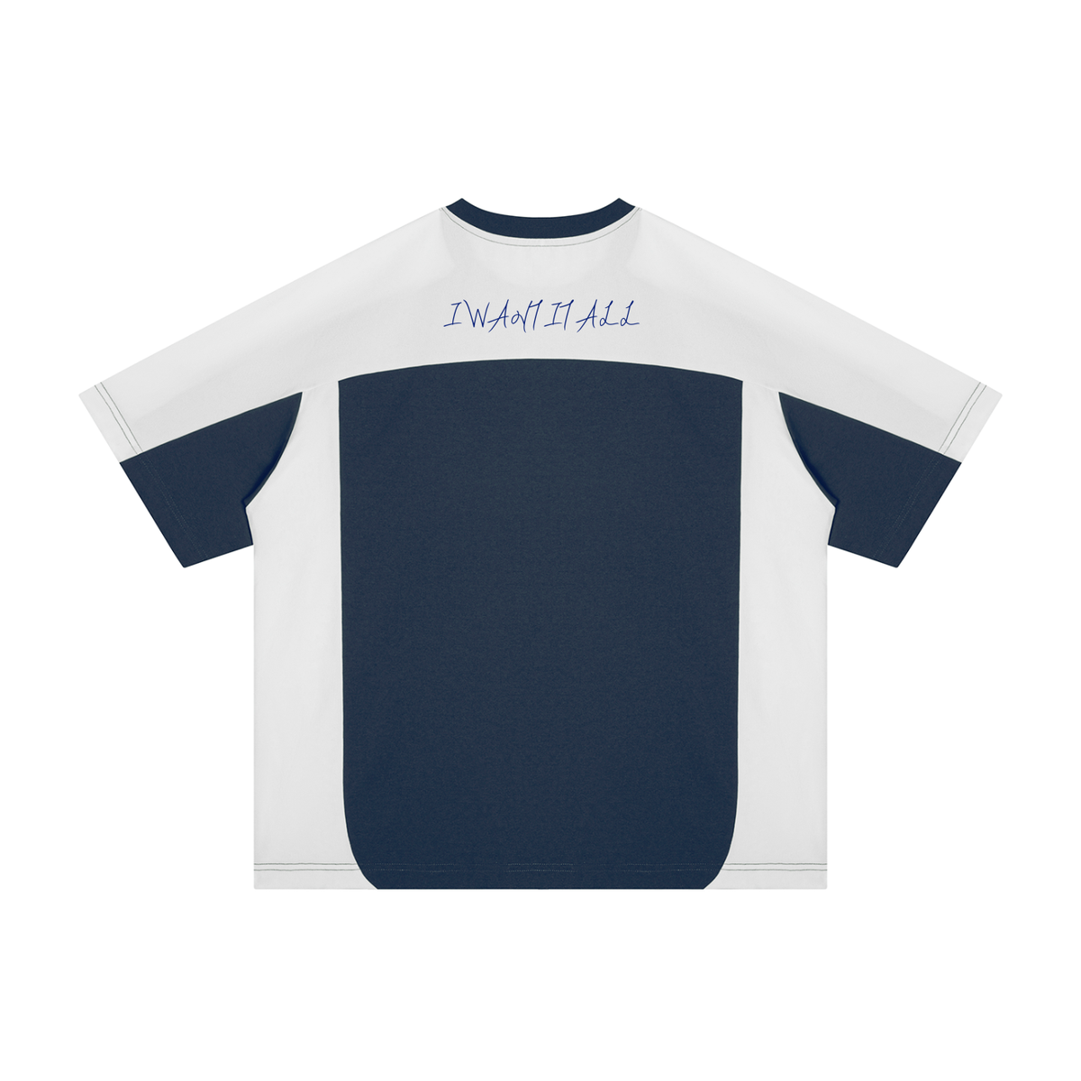 Unisex Color Block Loose T-Shirt