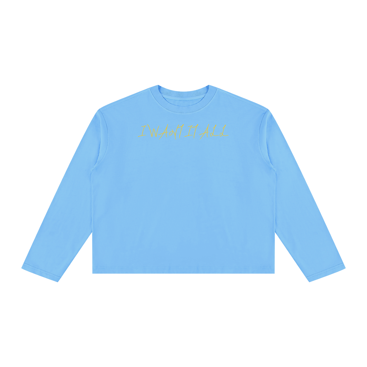 Unisex Vintage Wash Long Sleeve Boxy T-Shirt