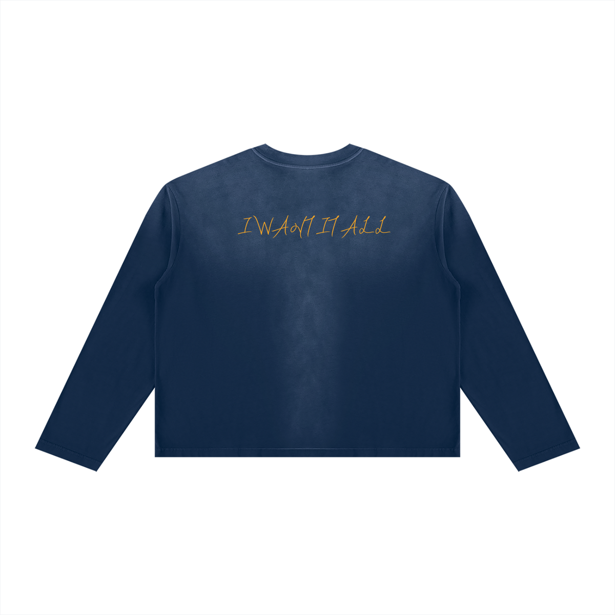 Unisex Sunfade Boxy Long Sleeve T-Shirt