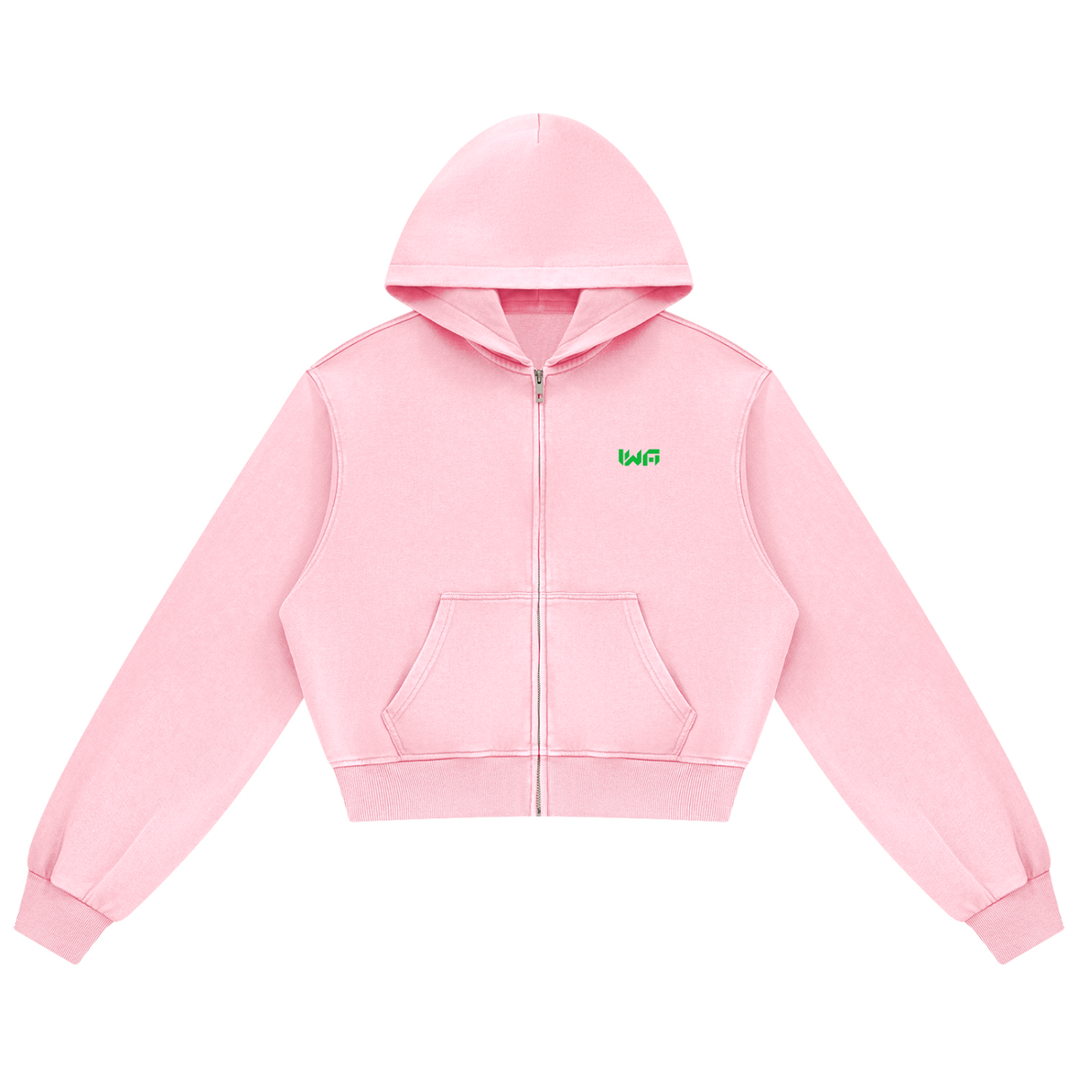 Women's Mineral Wash Full Zip Hoodie