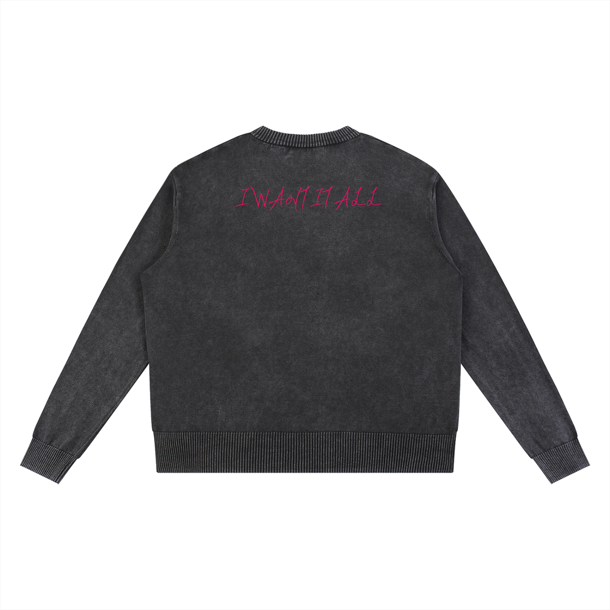 Mineral Wash Oversized Sweater