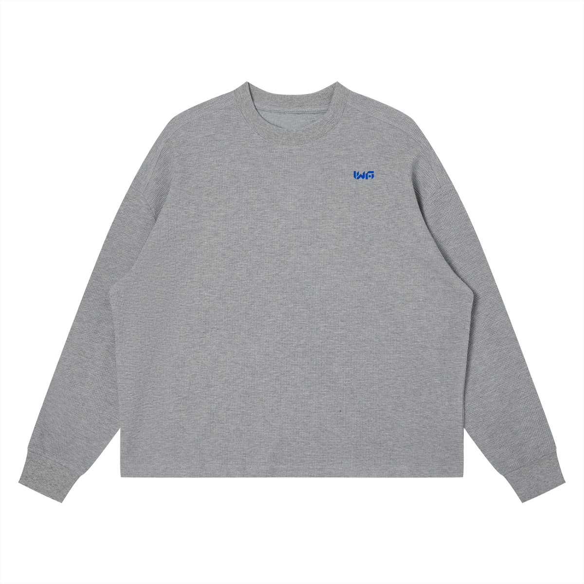 Unisex Waffle Boxy Long Sleeve T-Shirt