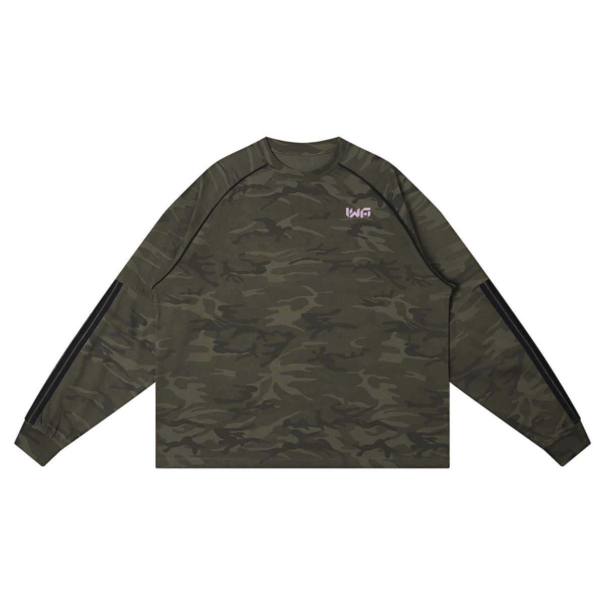 Unisex Camo Loose Long Sleeve T-Shirt