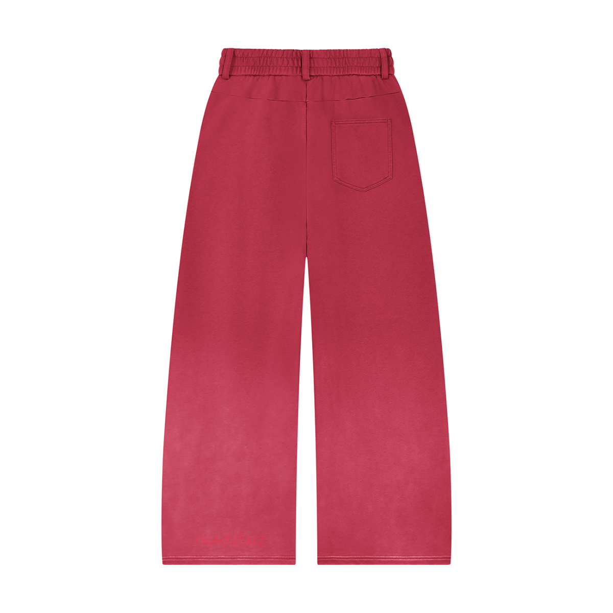 Unisex Sunfade Paneled Barrel Leg Sweatpants