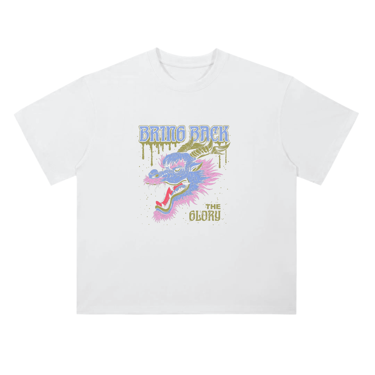 Drop Shoulder T-Shirt - 300 GSM