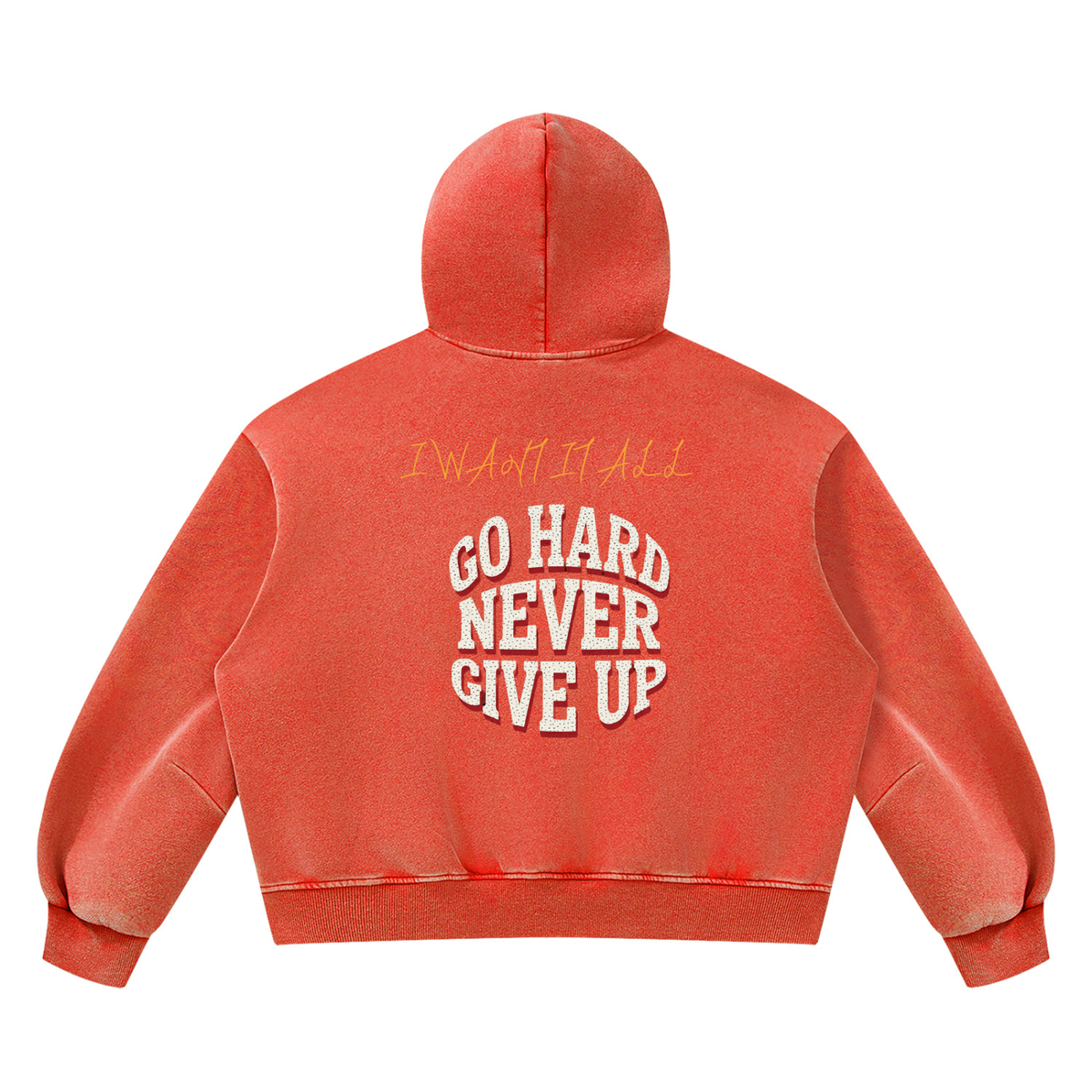 Unisex Vintage Wash Boxy Fleece Hoodie