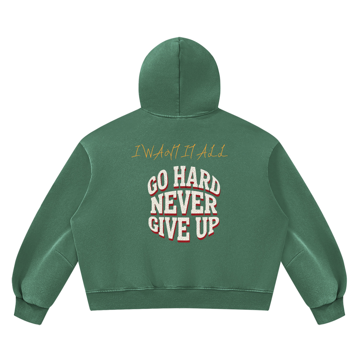 Unisex Vintage Wash Boxy Fleece Hoodie