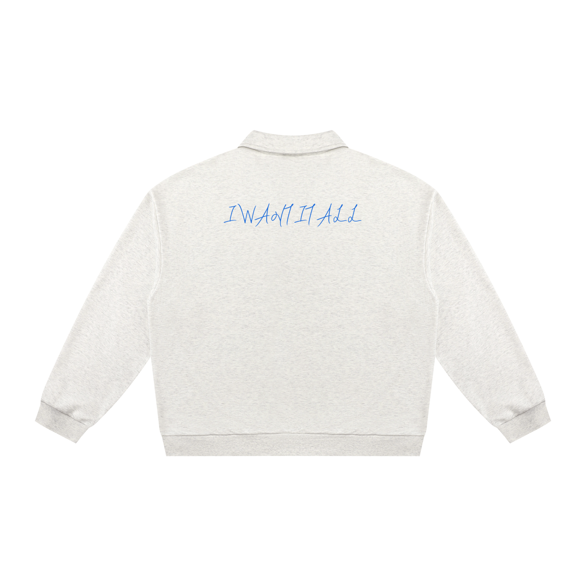 Unisex Oversized Collared Sweatshirt