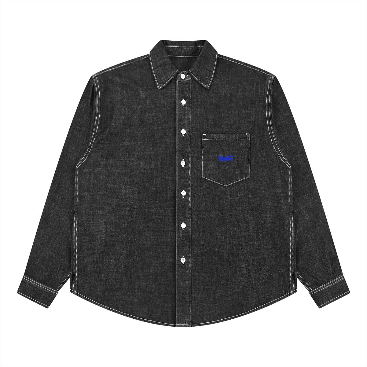 Unisex Vintage Wash Denim Shirt