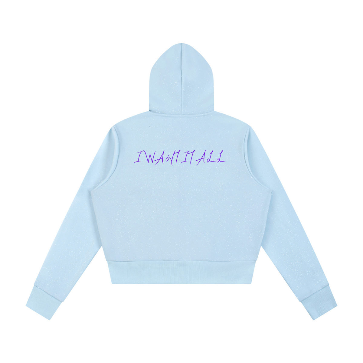 Women's Sparkles Fleece Full Zip Hoodie
